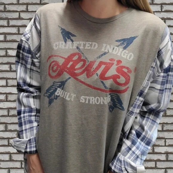 Levi's flannel tee - Picture 5 of 5